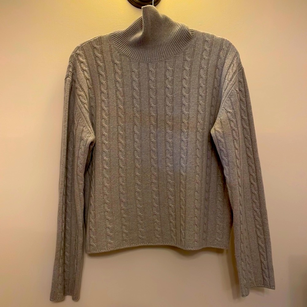 Wool Turtle Neck Sweater